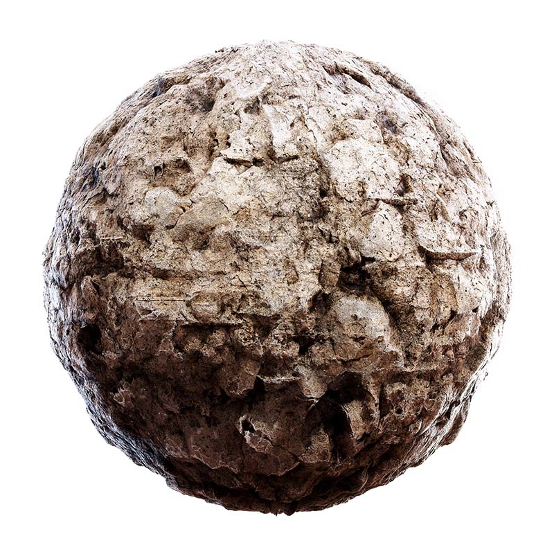 Rough Beige Rock PBR Texture