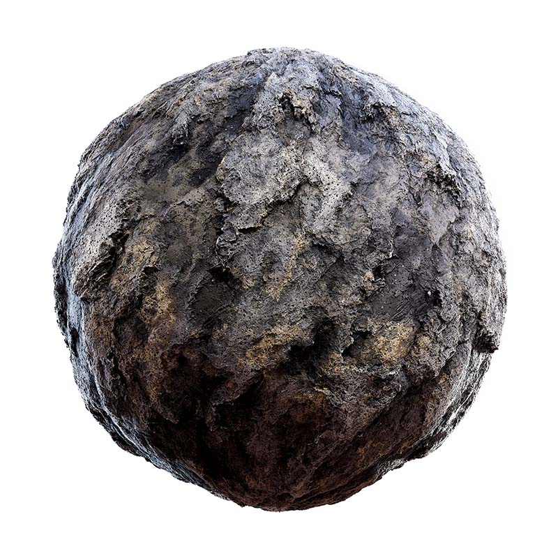 Rough Grey Rock PBR Texture