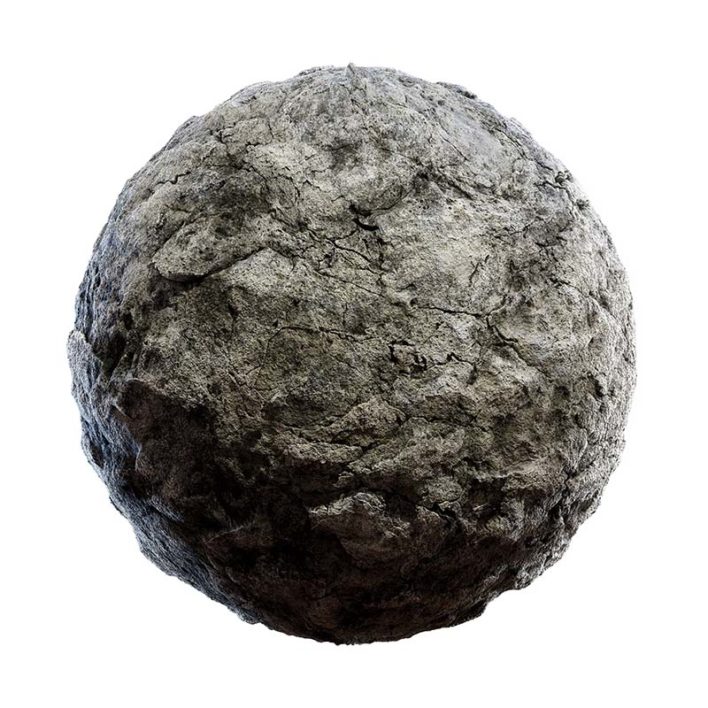 Rough Grey Rock PBR Texture