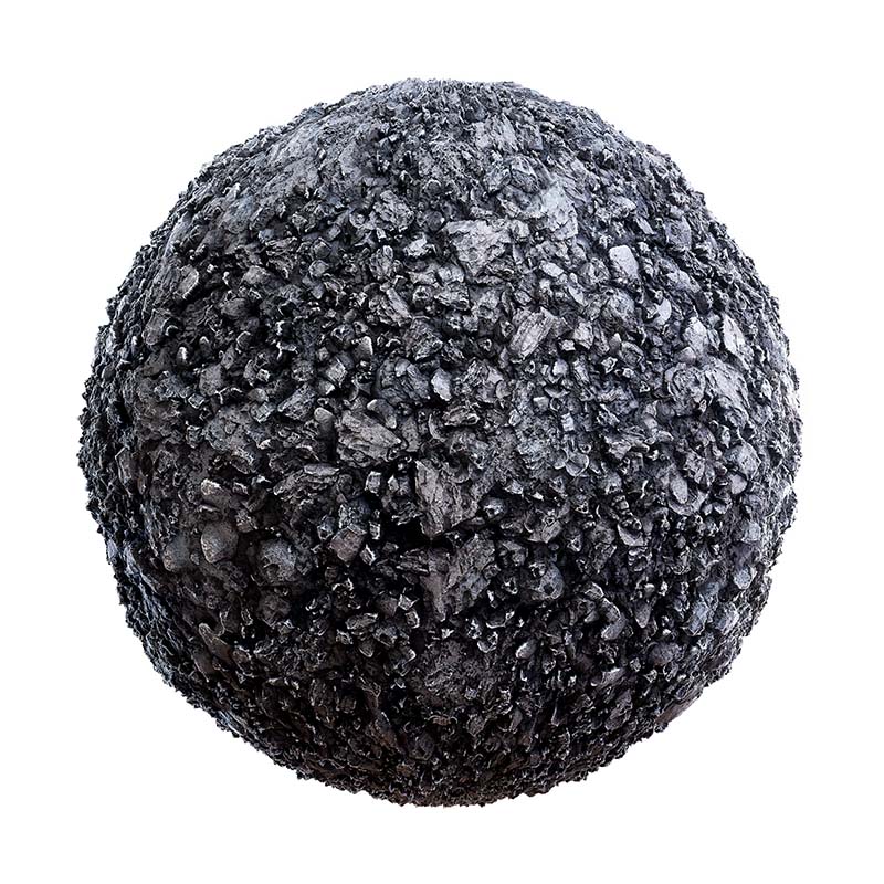 Sharp Grey Gravel PBR Texture