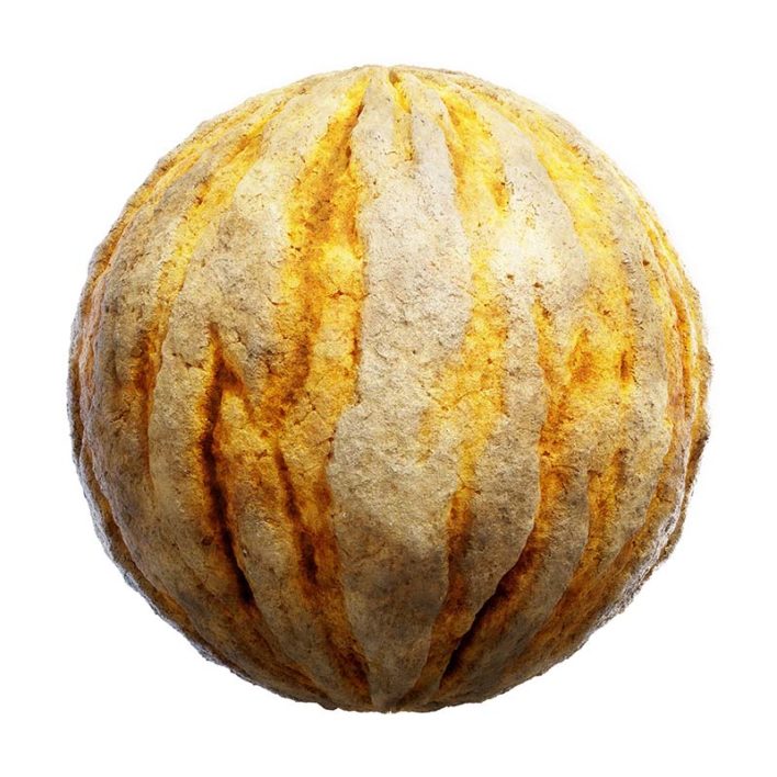 Yellow Dry Dirt PBR Texture