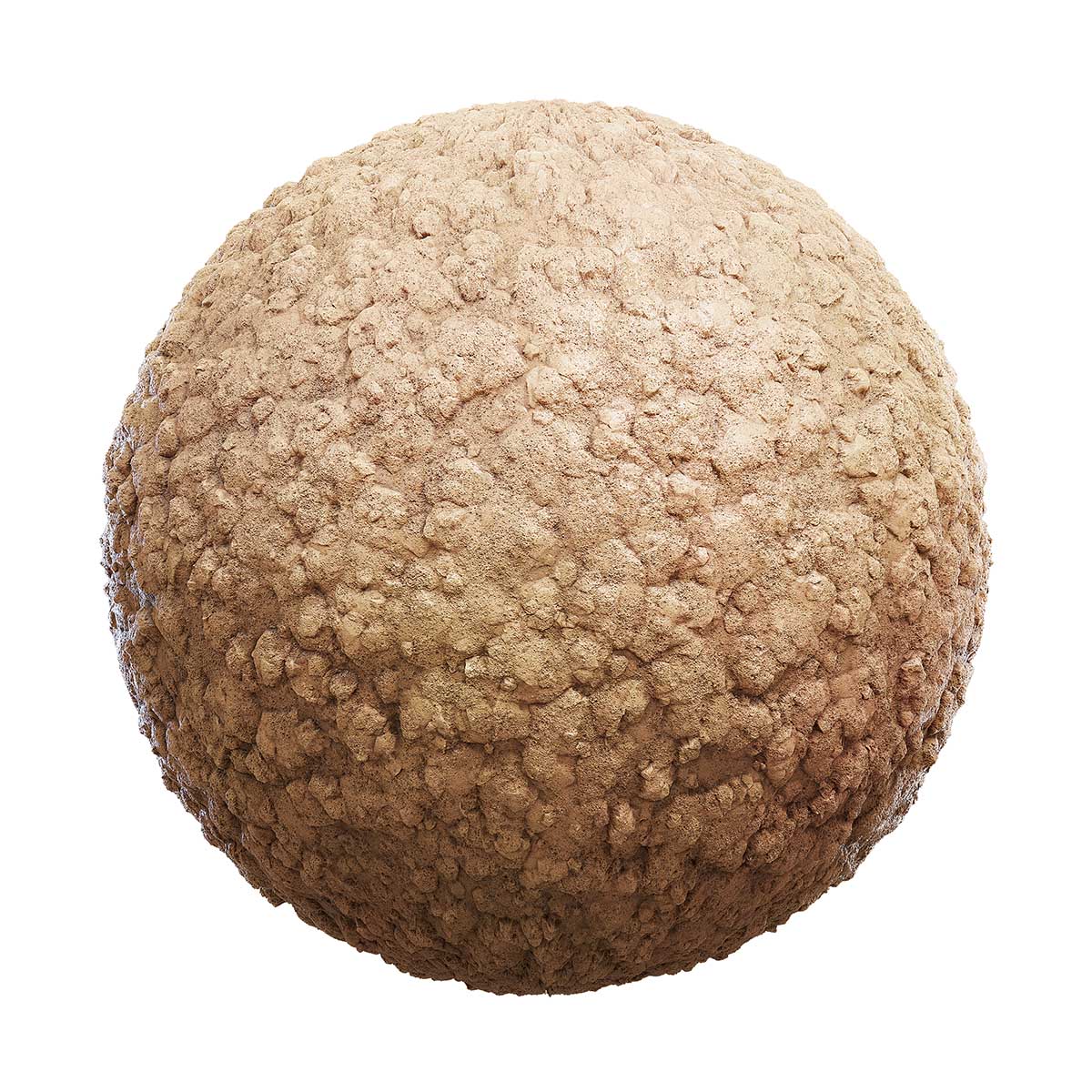 Beige Clay Ground PBR Texture