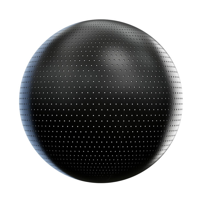 Black Perforated Plastic Texture