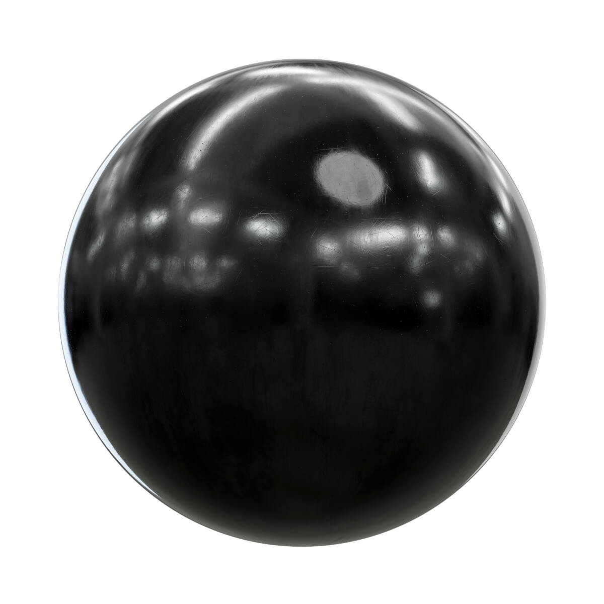 Black Plastic PBR Texture