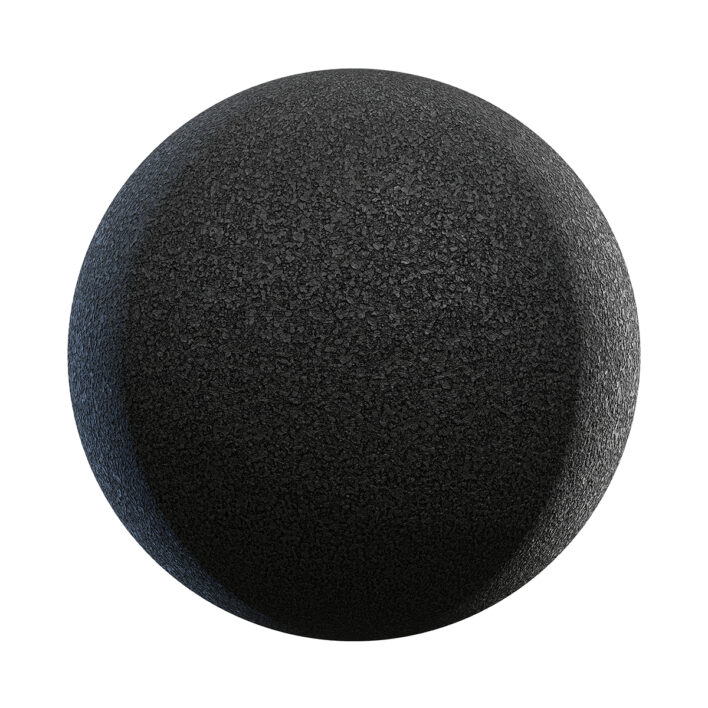 Black Plastic Leather Imitation PBR Texture