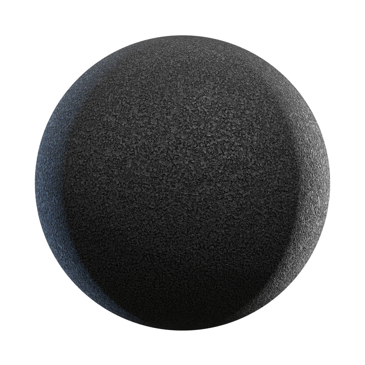 Black Plastic Leather Imitation PBR Texture