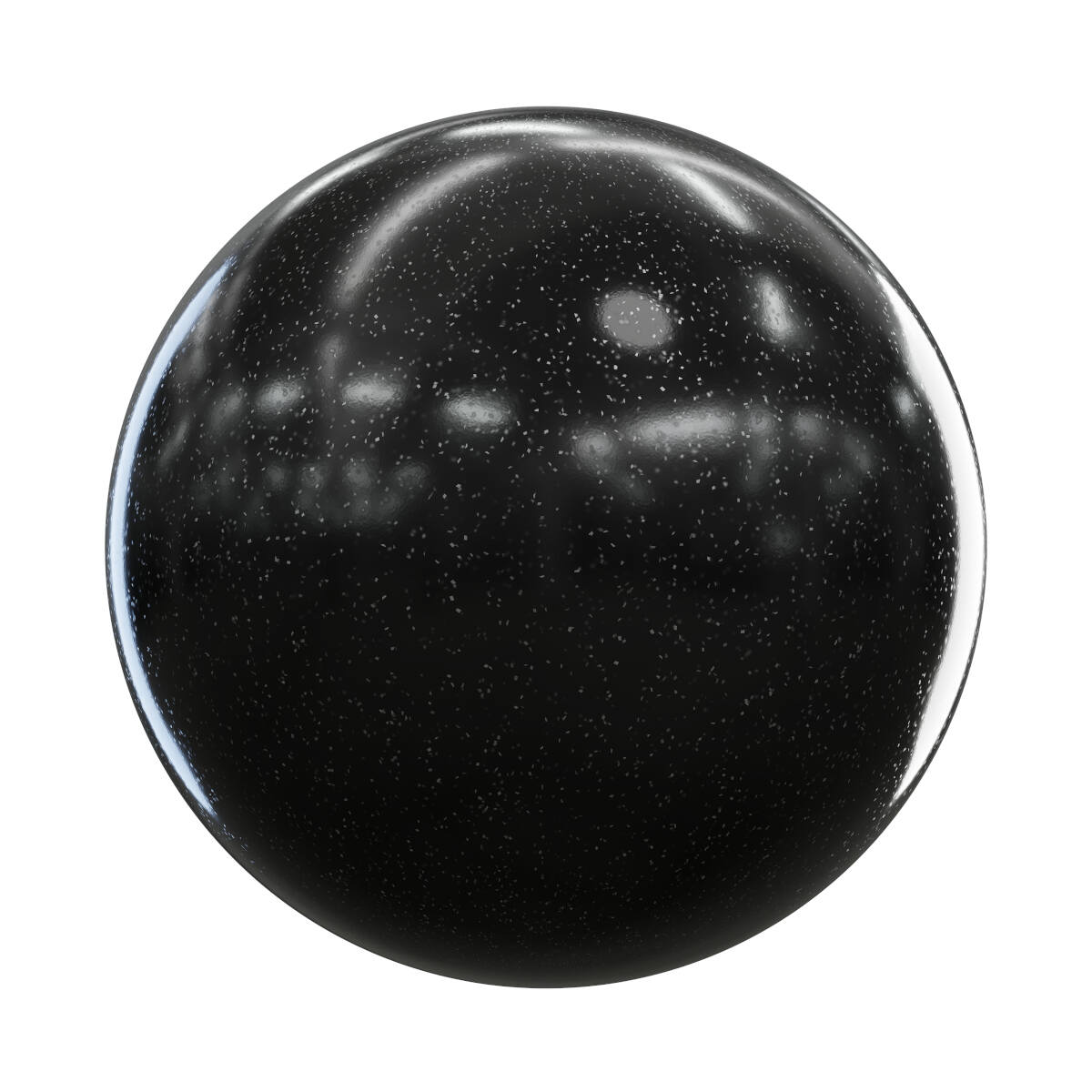 Black Plastic with Frekles PBR Texture