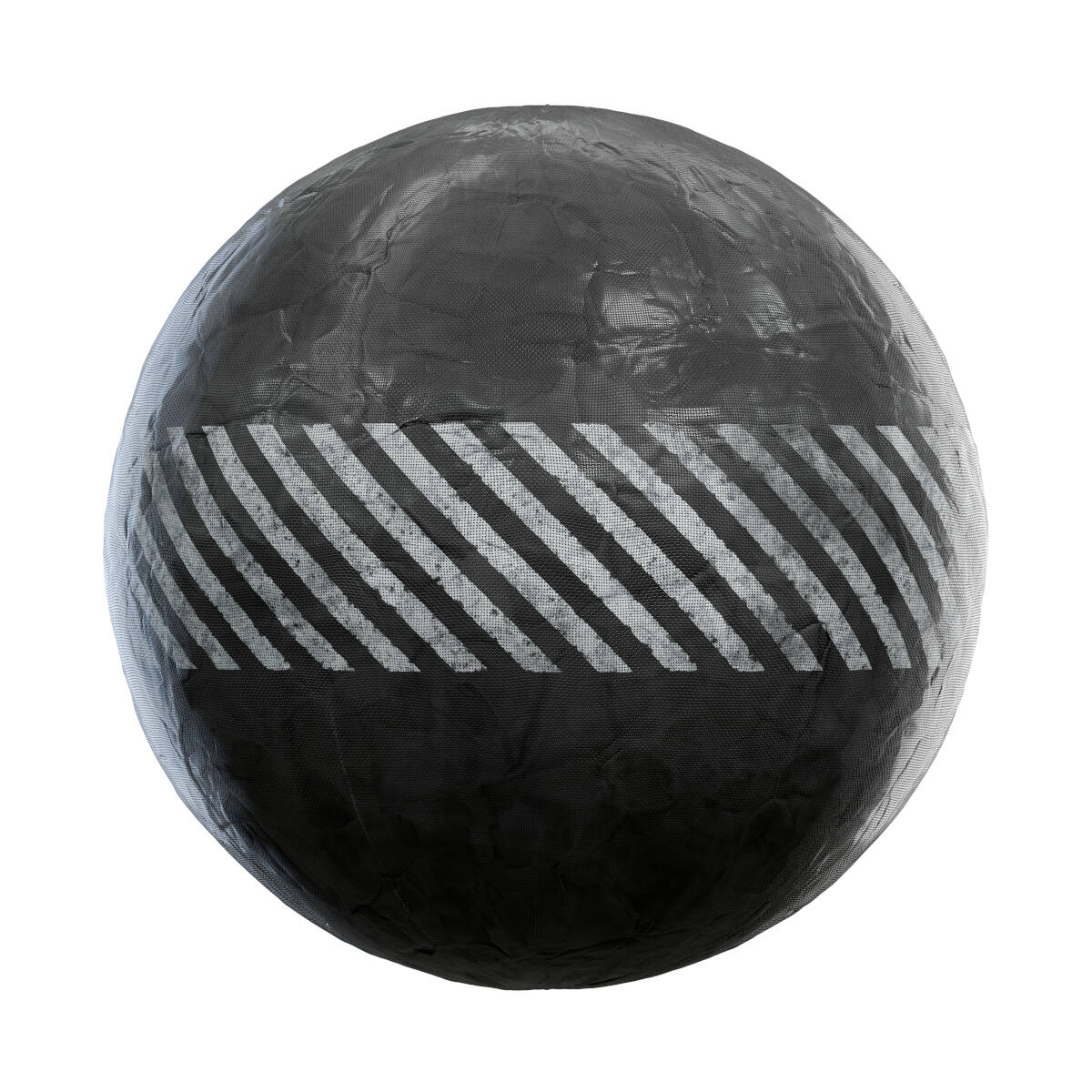 Black Tarp PBR Texture