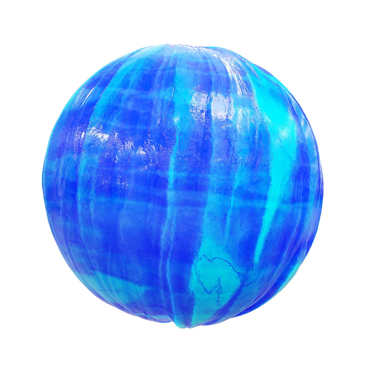 Blue Crystal PBR Texture