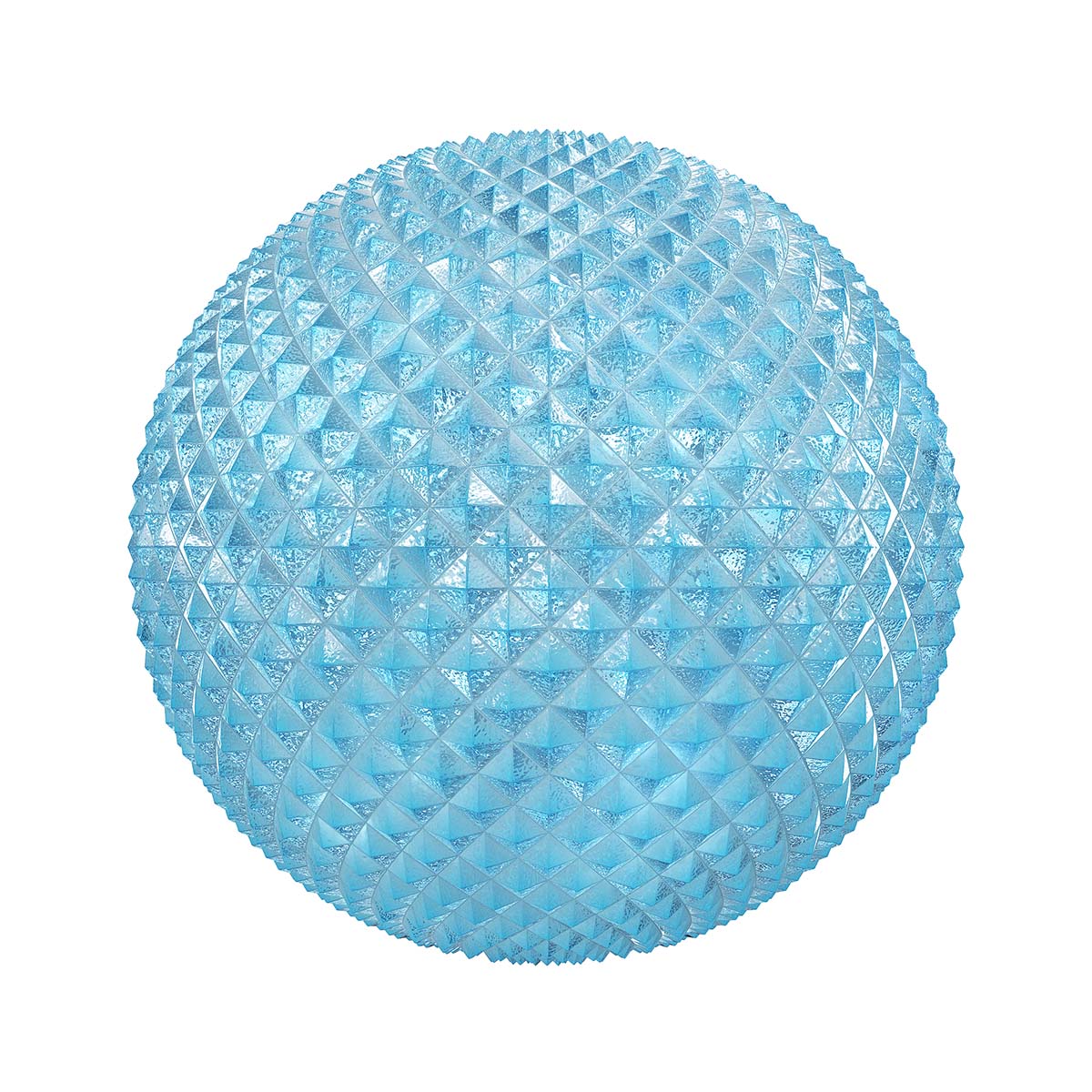 Blue Patterned Glass PBR Texture