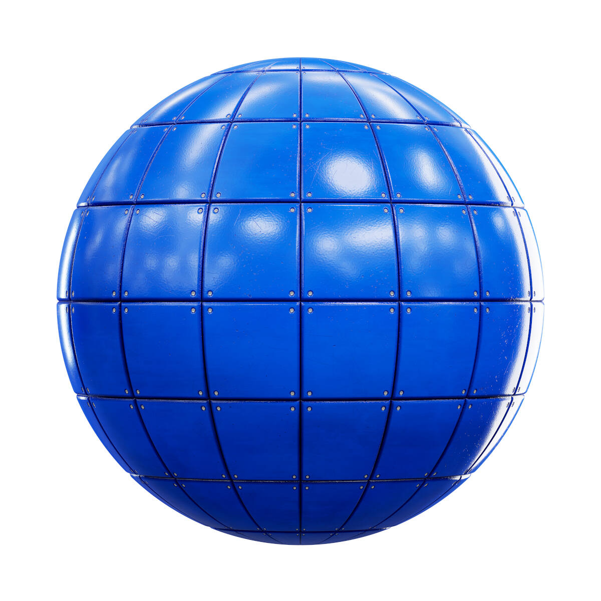 Blue Plastic Panels PBR Texture