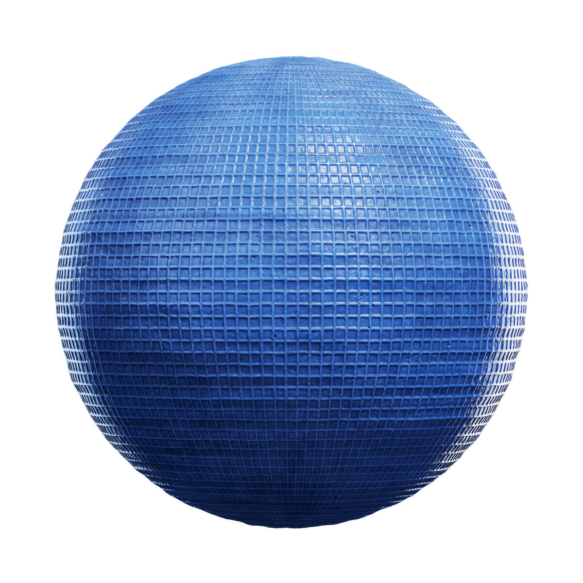 Blue Wavy Plastic PBR Texture