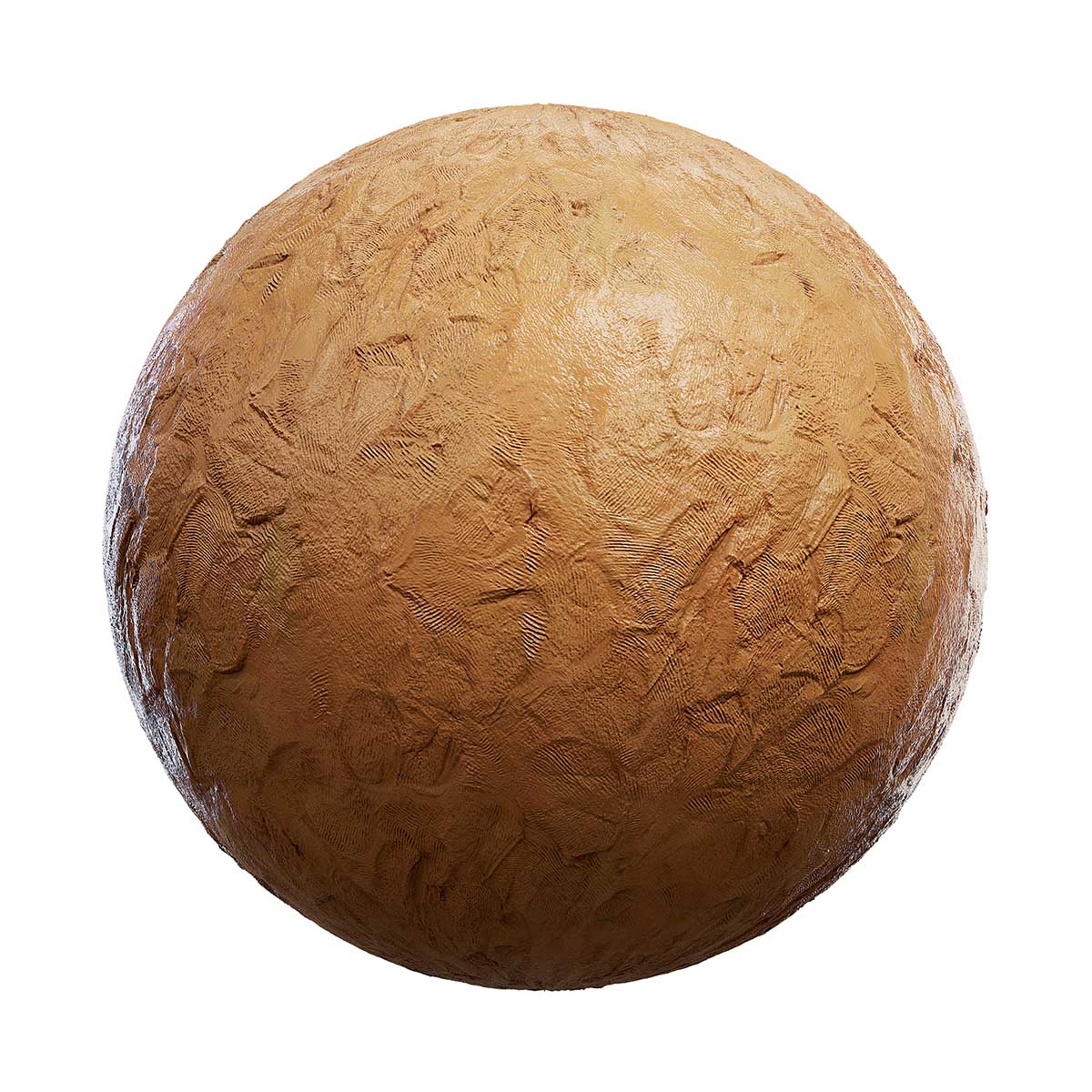 Brown Sculpting Clay PBR Texture