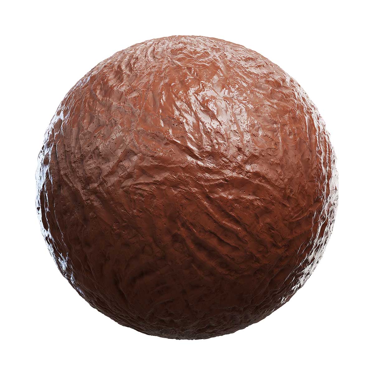 Brown Sculpting Clay PBR Texture