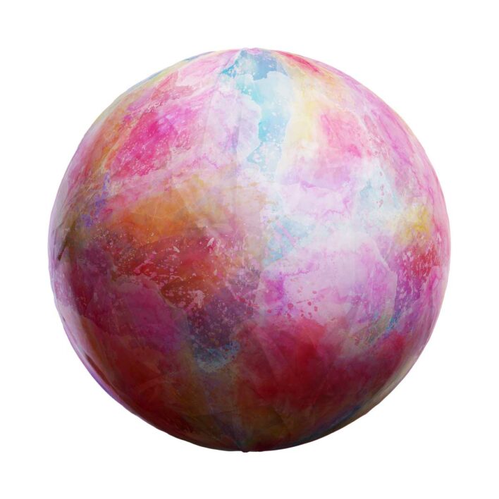Colorful Stained Paper PBR Texture