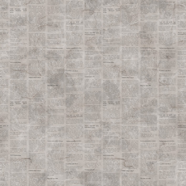 Crumpled Newspaper PBR Texture