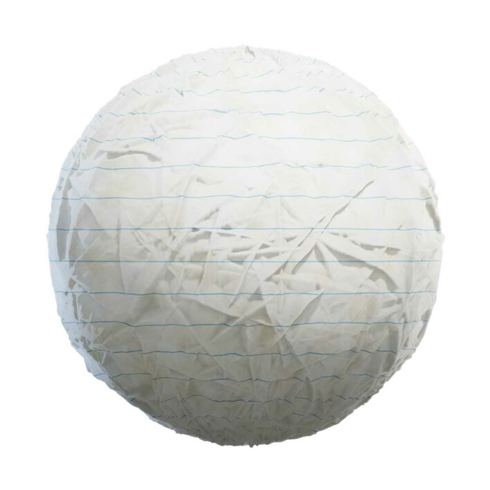 Crumpled Paper Sheet PBR Texture