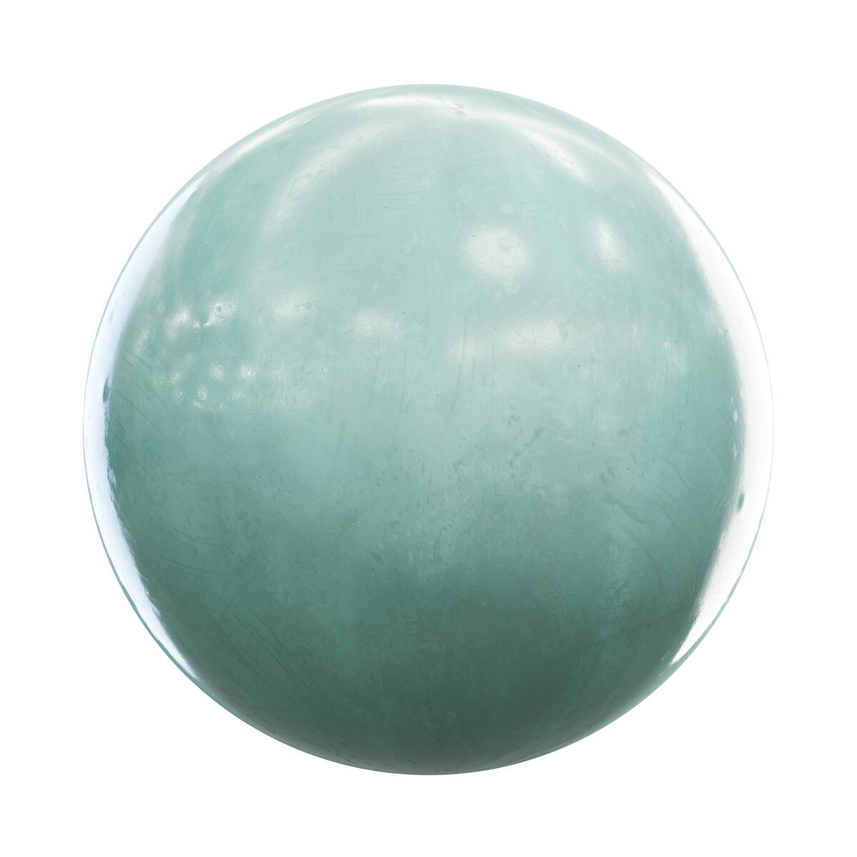 Cyan Old Plastic PBR Texture