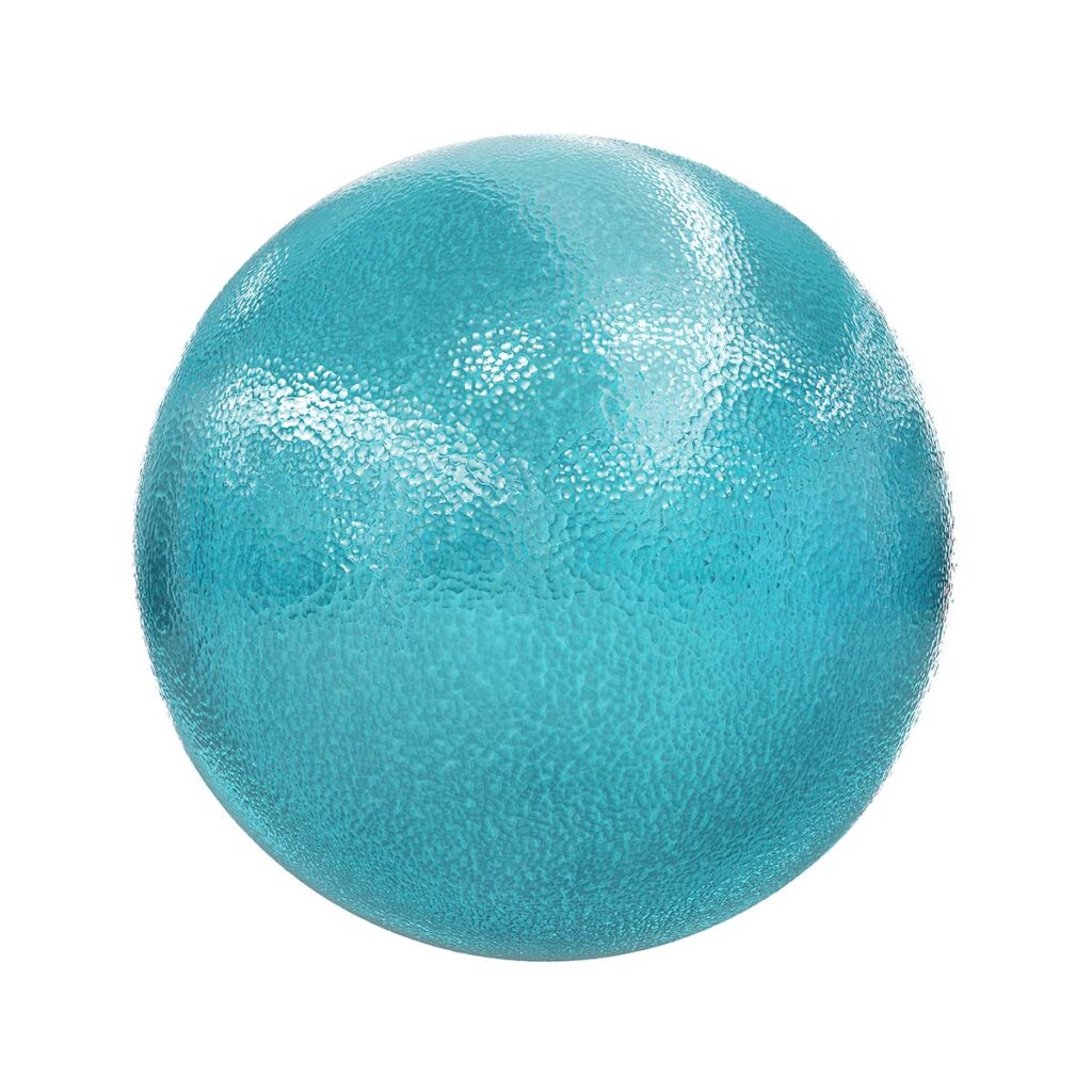 Cyan Stained Glass PBR Texture