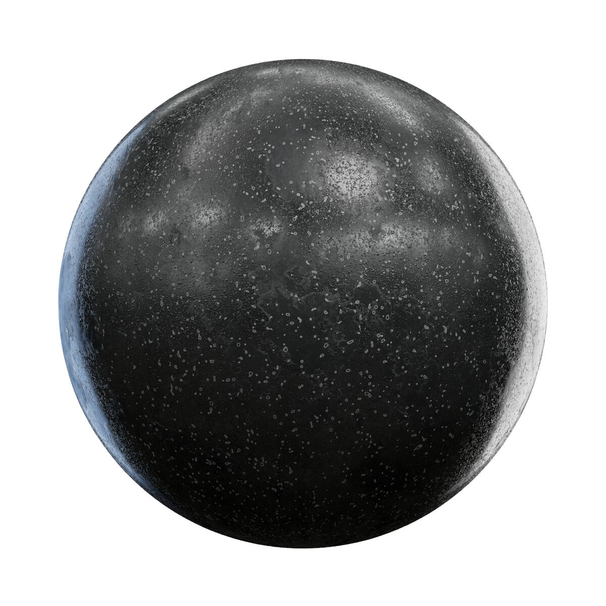 Dirty Black Plastic PBR Texture