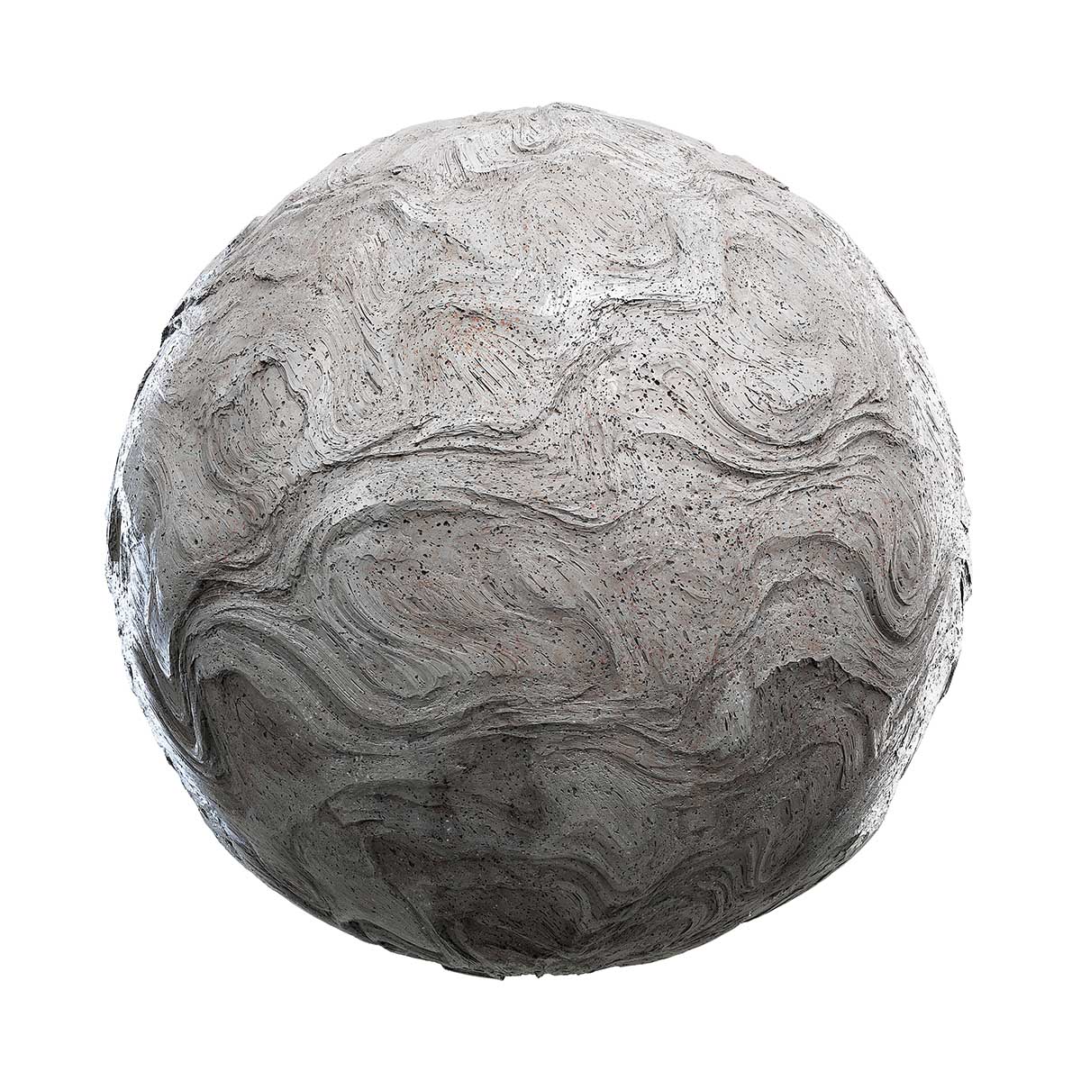 Dripping Grey Clay PBR Texture