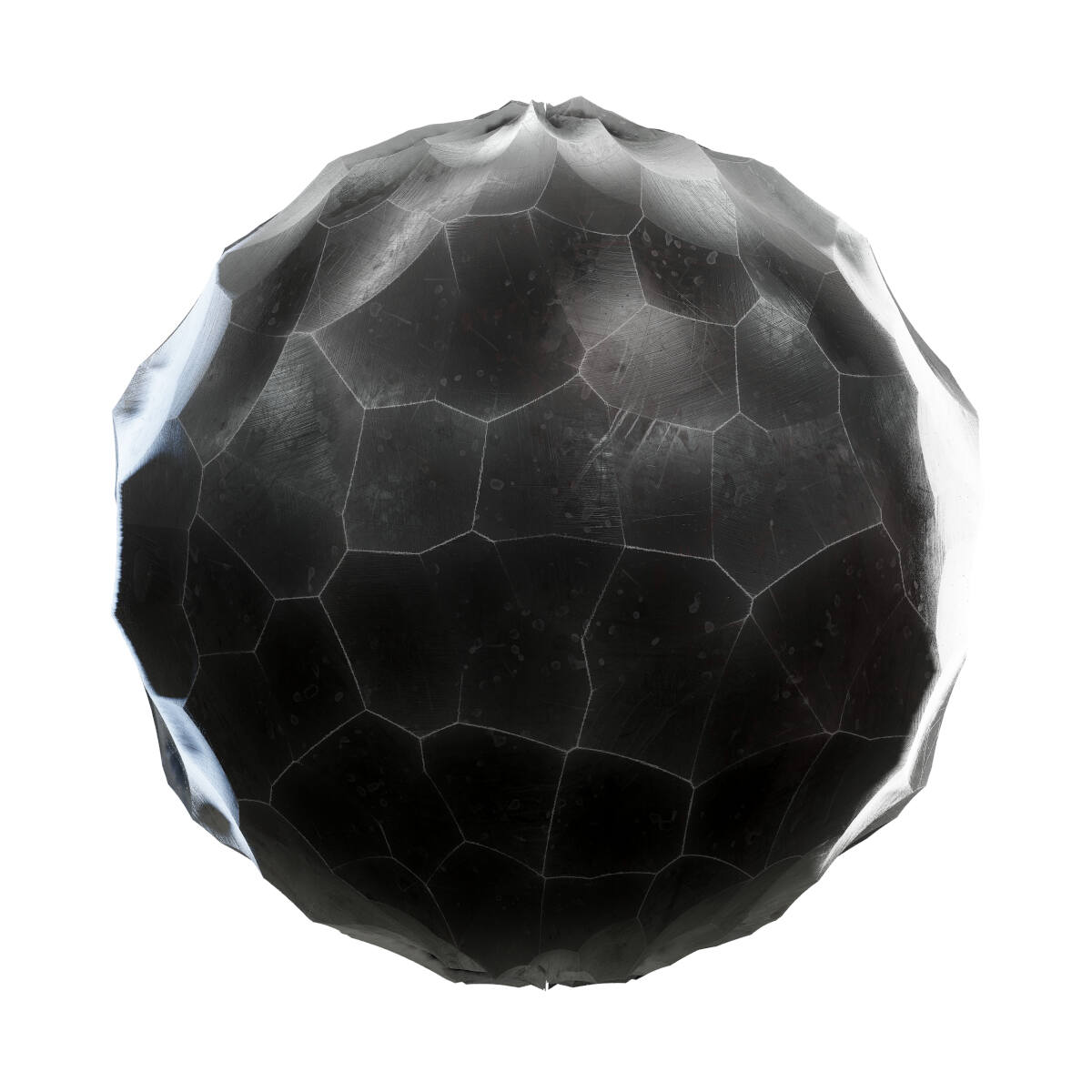 Erratic Black Plastic PBR Texture