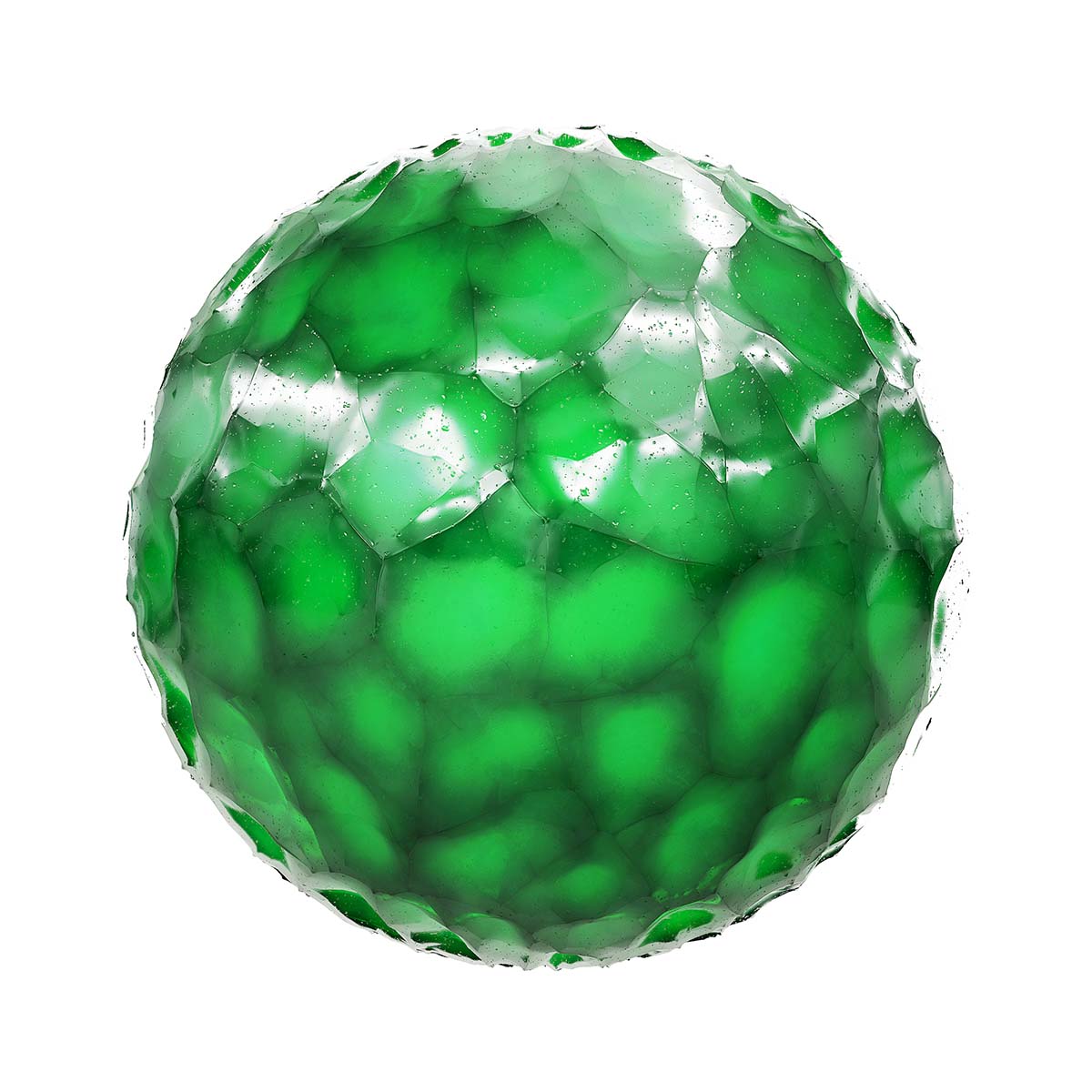 Green Crystal PBR Texture