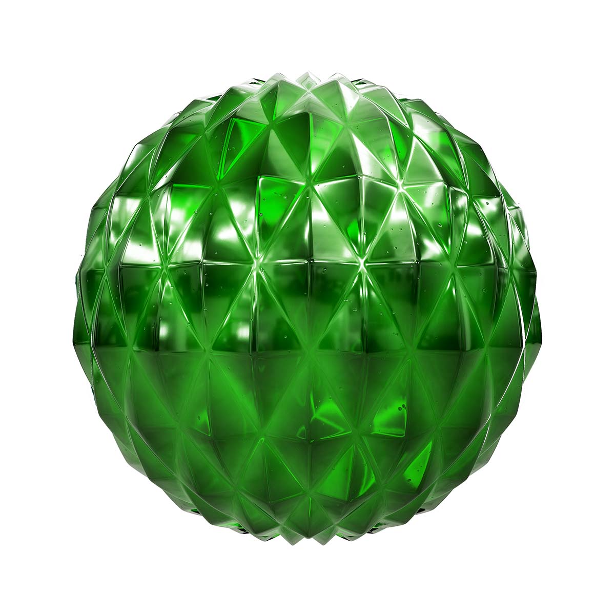 Green Patterned Glass PBR Texture