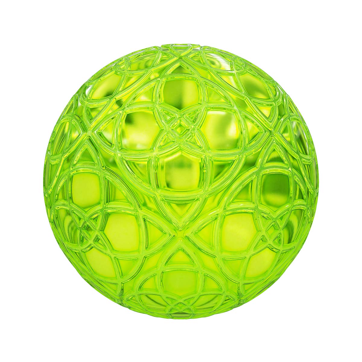 Green Patterned Glass PBR Texture