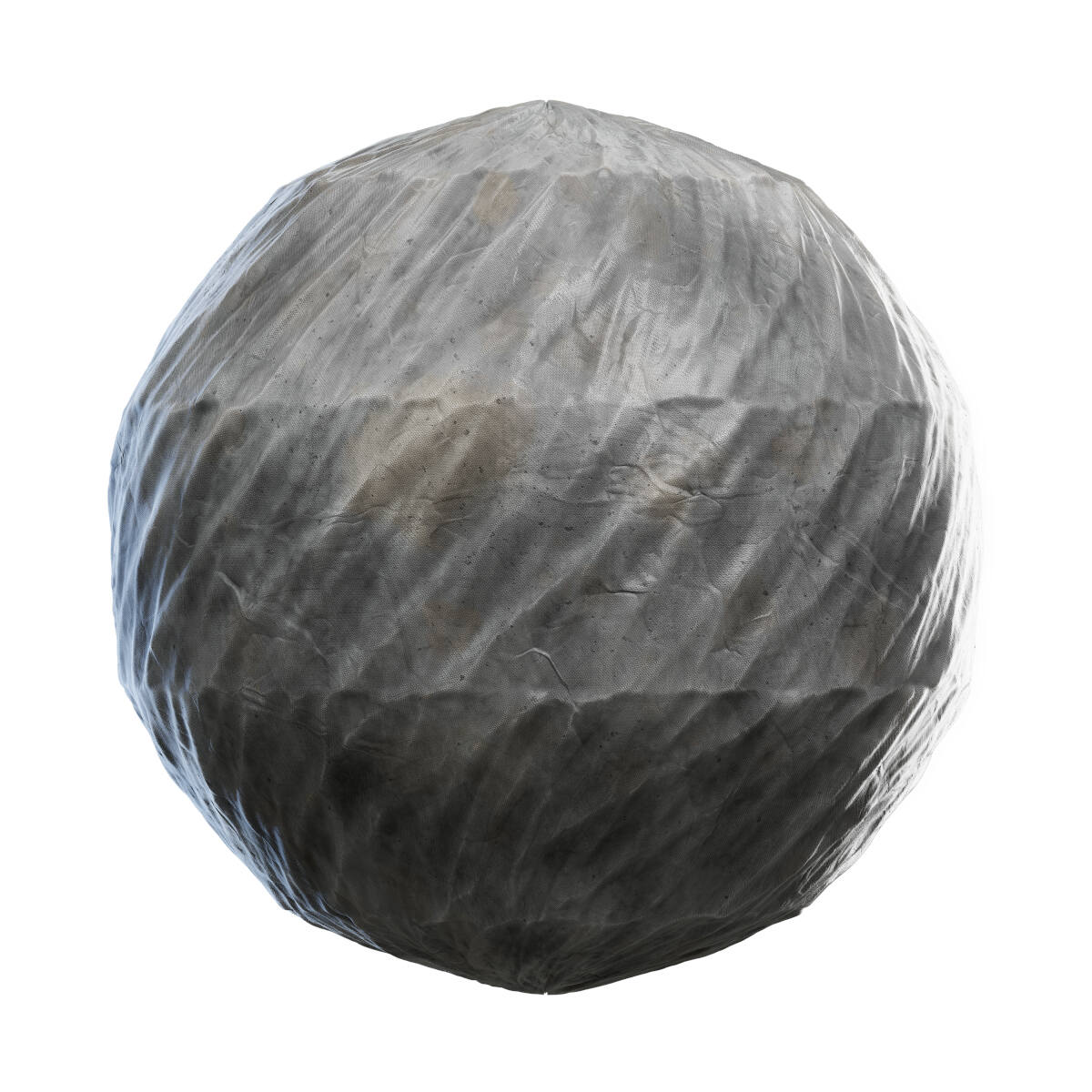 Grey Old Tarp PBR Texture