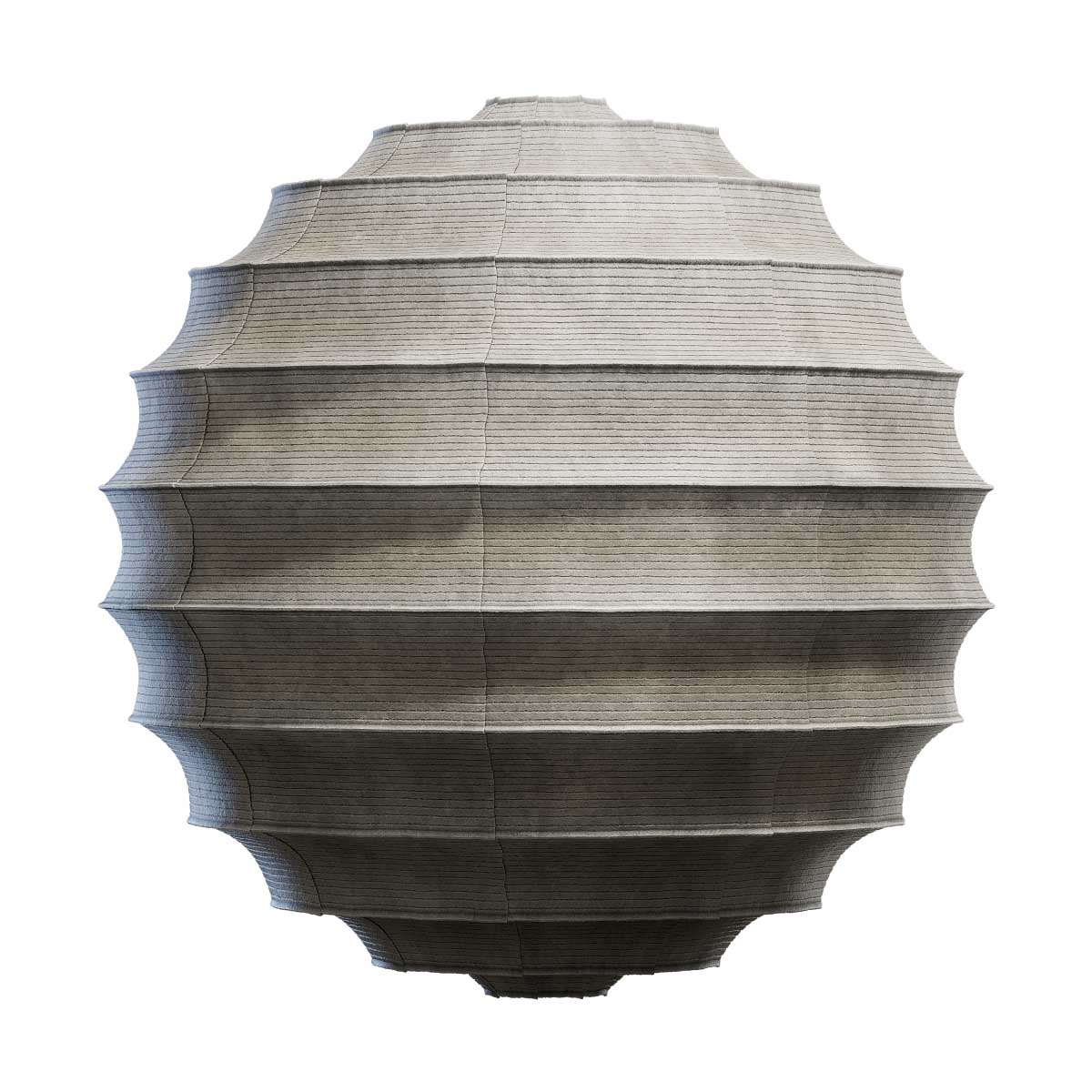 Grey Paper Lantern PBR Texture