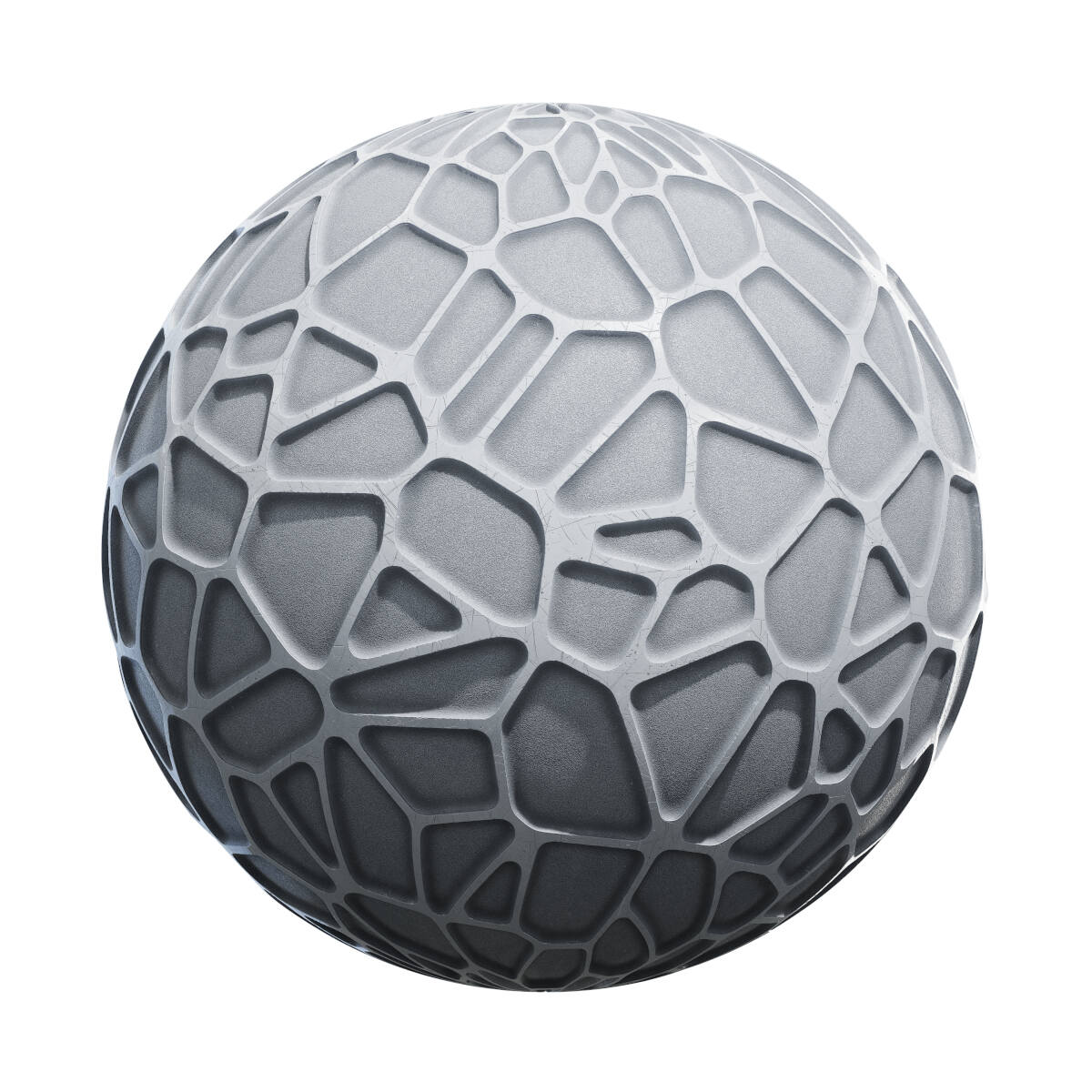 Grey Patterned Plastic PBR Texture