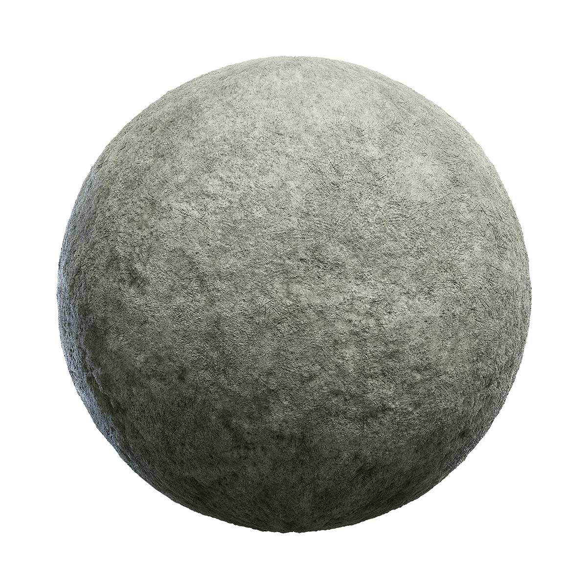Grey Scratched Clay Ground PBR Texture
