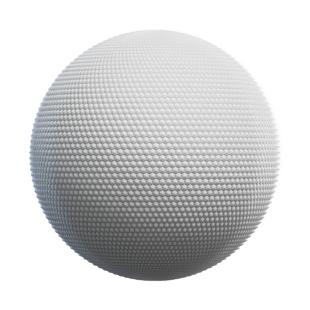 Hexagonal Patterned White Plastic PBR Texture