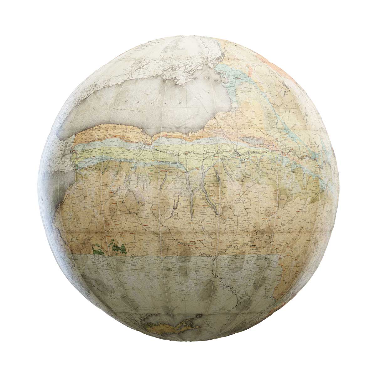 Old Map PBR Texture