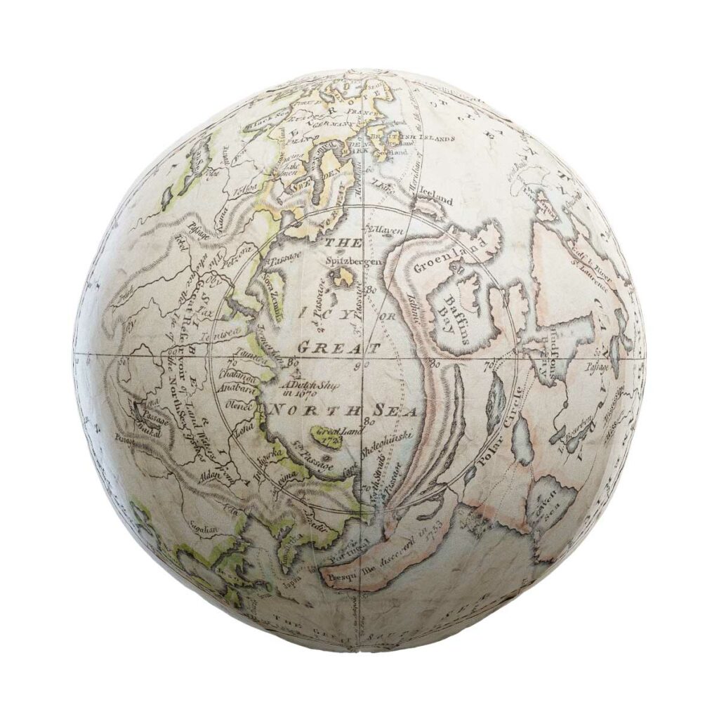 Old Map PBR Texture