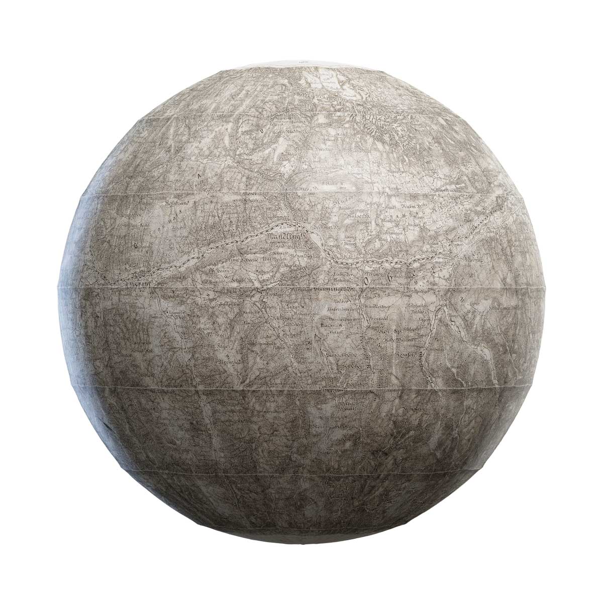 Old Map PBR Texture