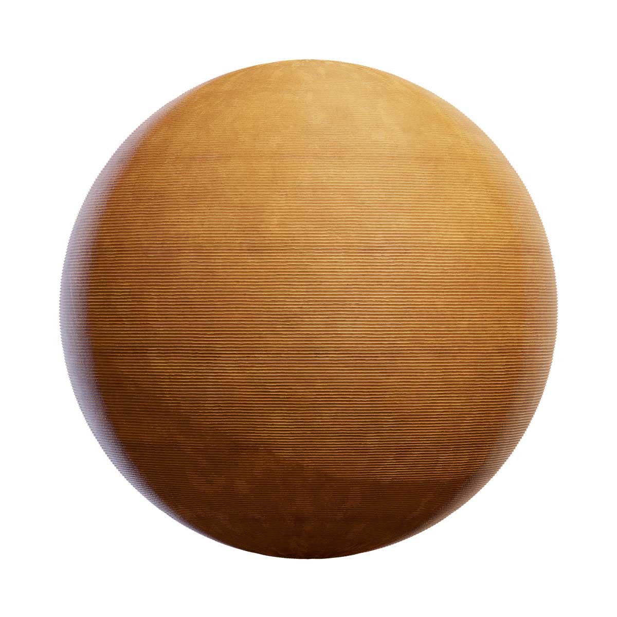 Orange Cardboard PBR Texture