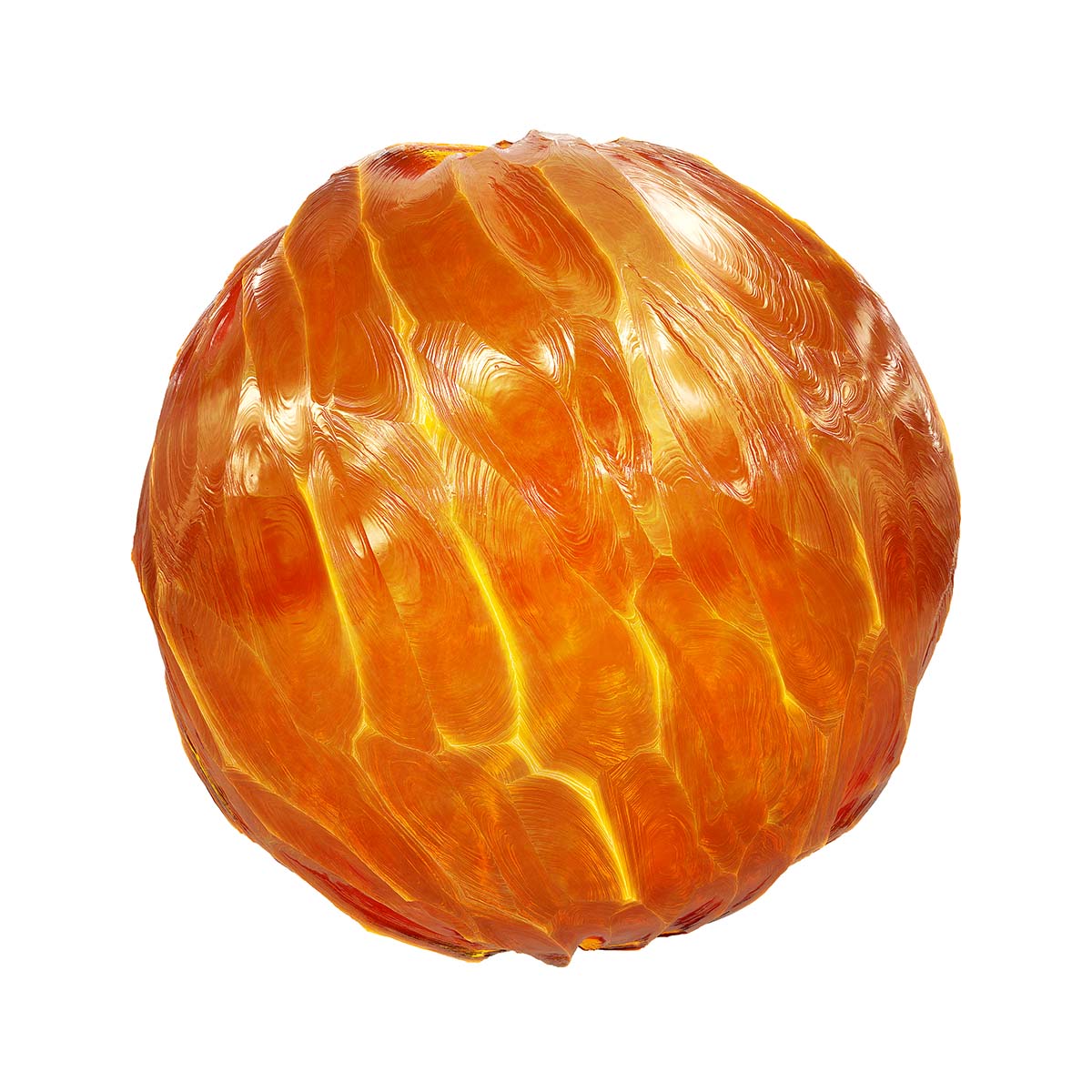 Orange Crystal PBR Texture