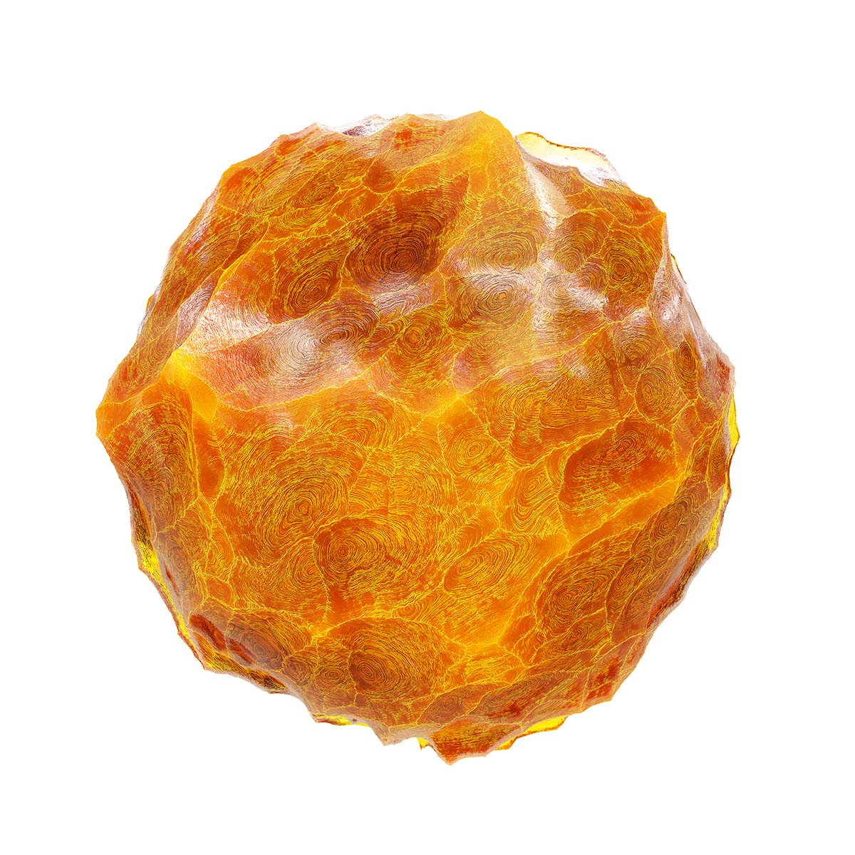 Orange Crystal PBR Texture