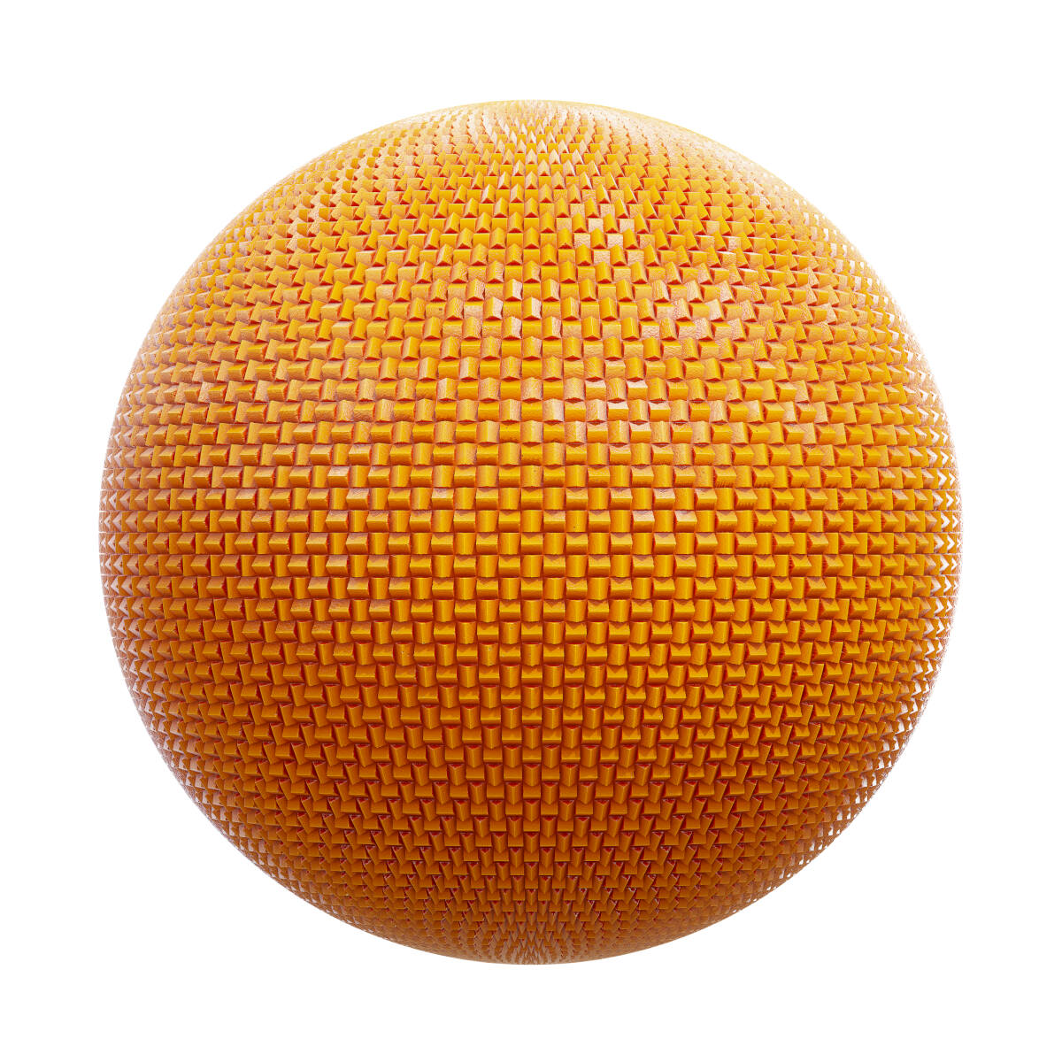 Orange Patterned Plastic PBR Texture