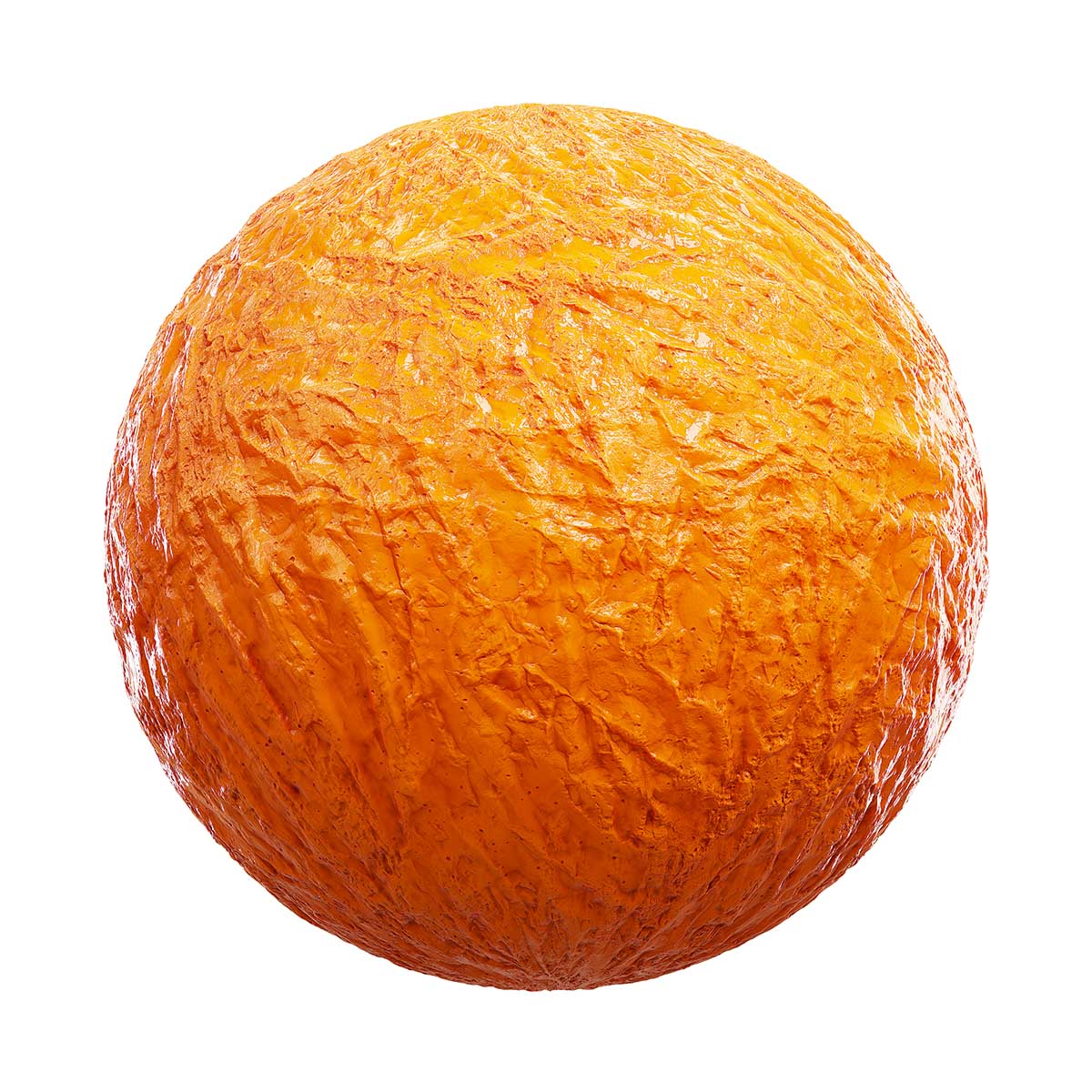 Orange Sculpting Clay PBR Texture