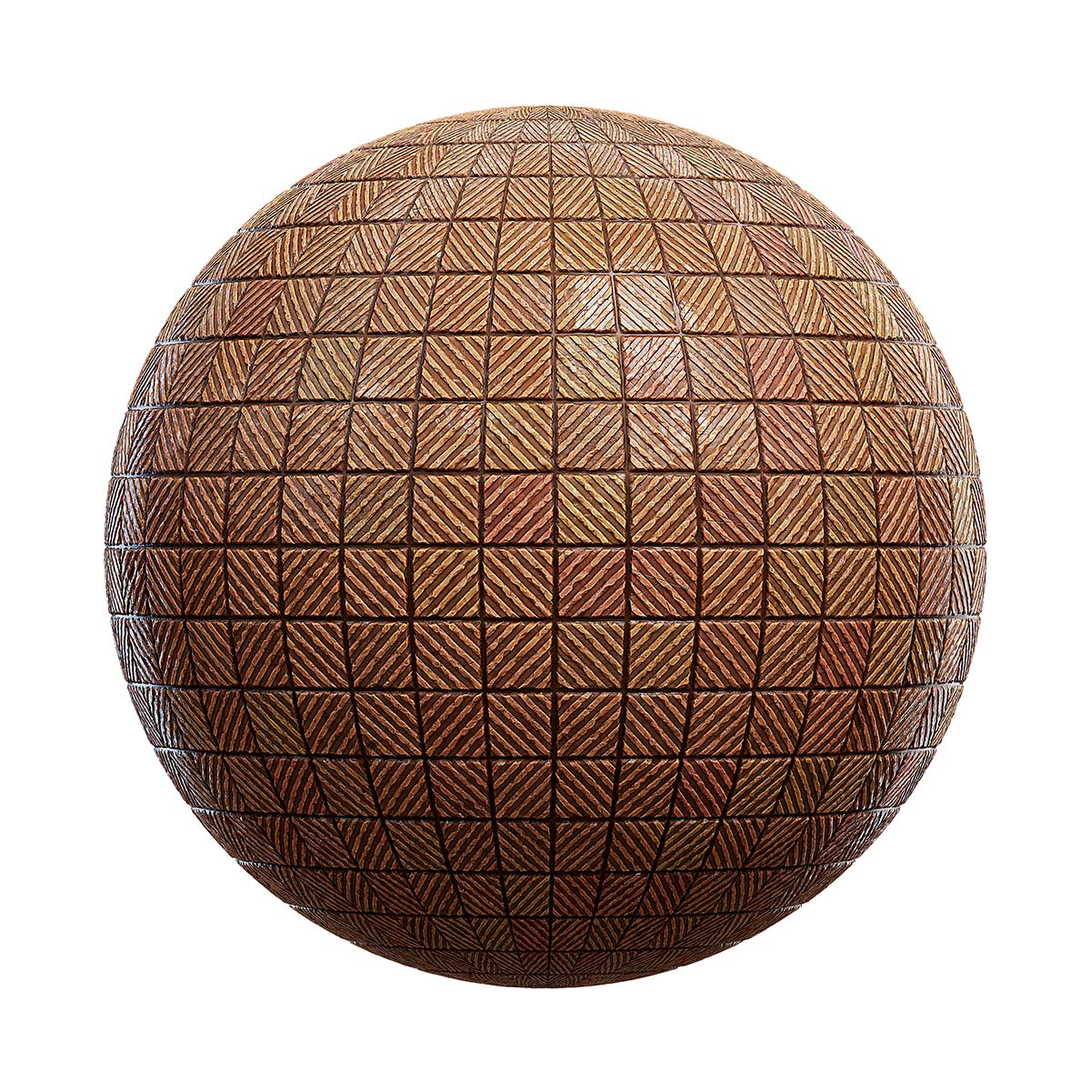 Patterned Brown Clay PBR Texture