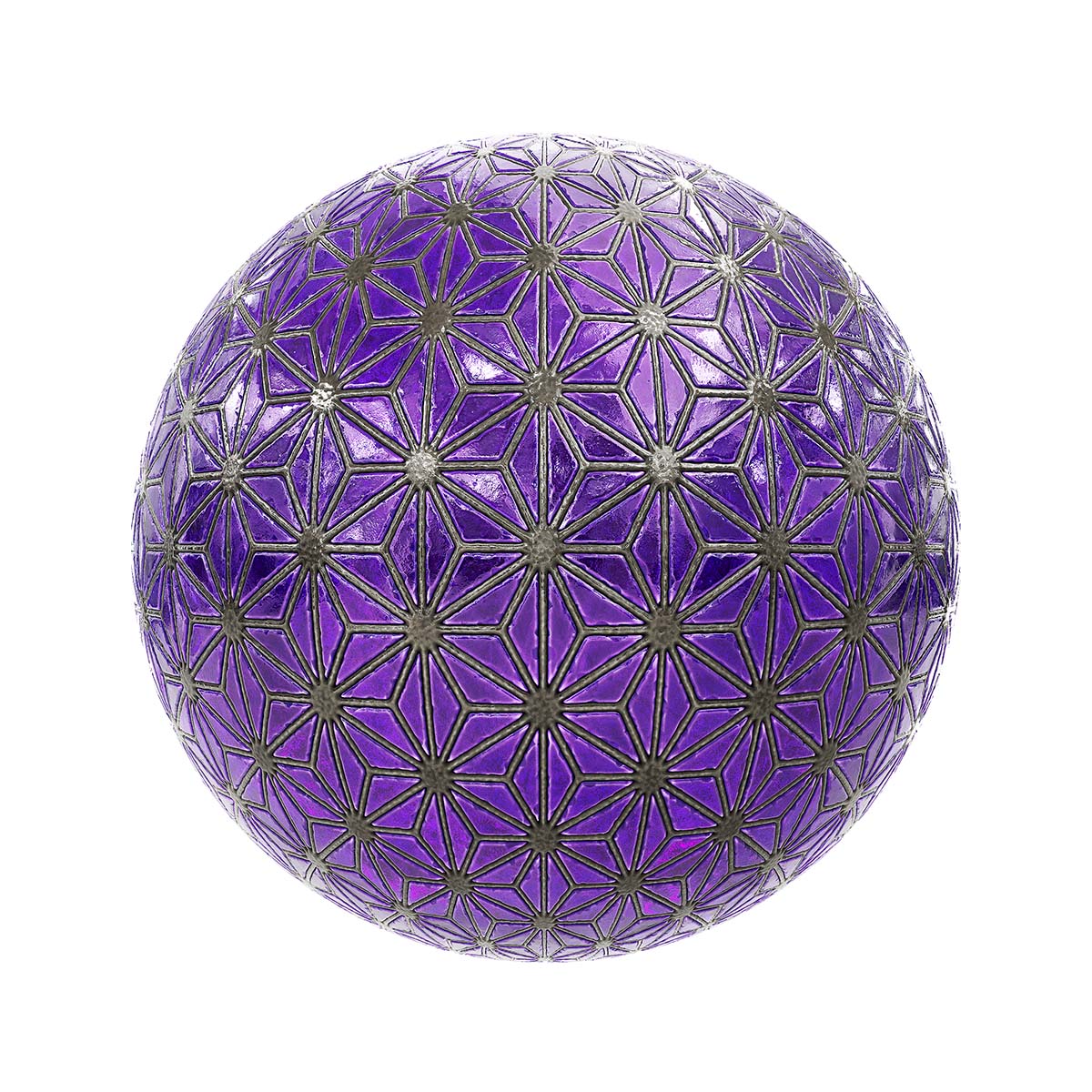 Purple Small Crystals PBR Texture