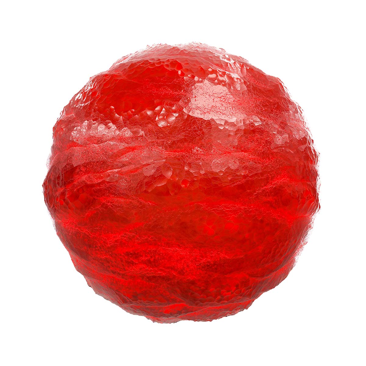 Red Crystal PBR Texture