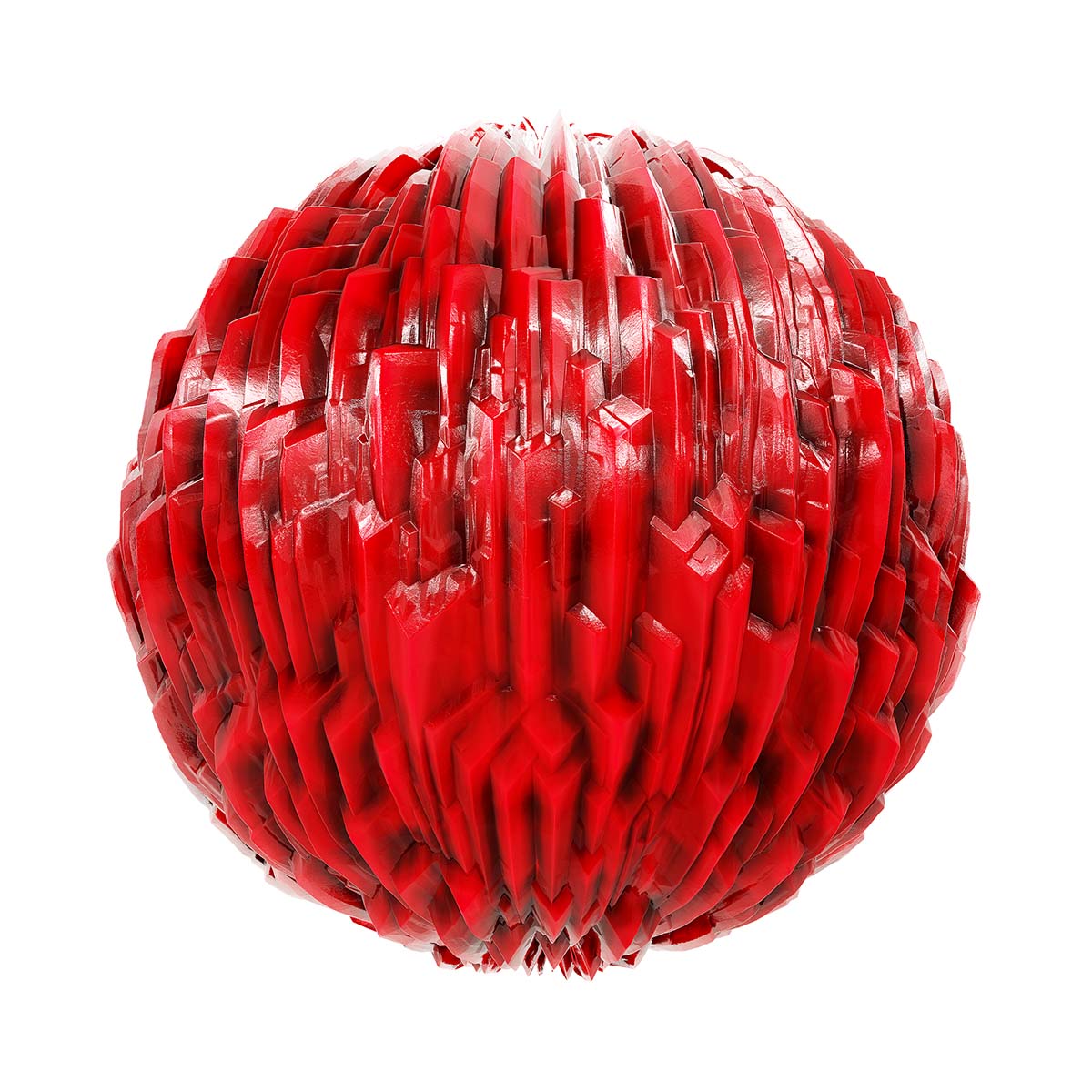 Red Crystal PBR Texture