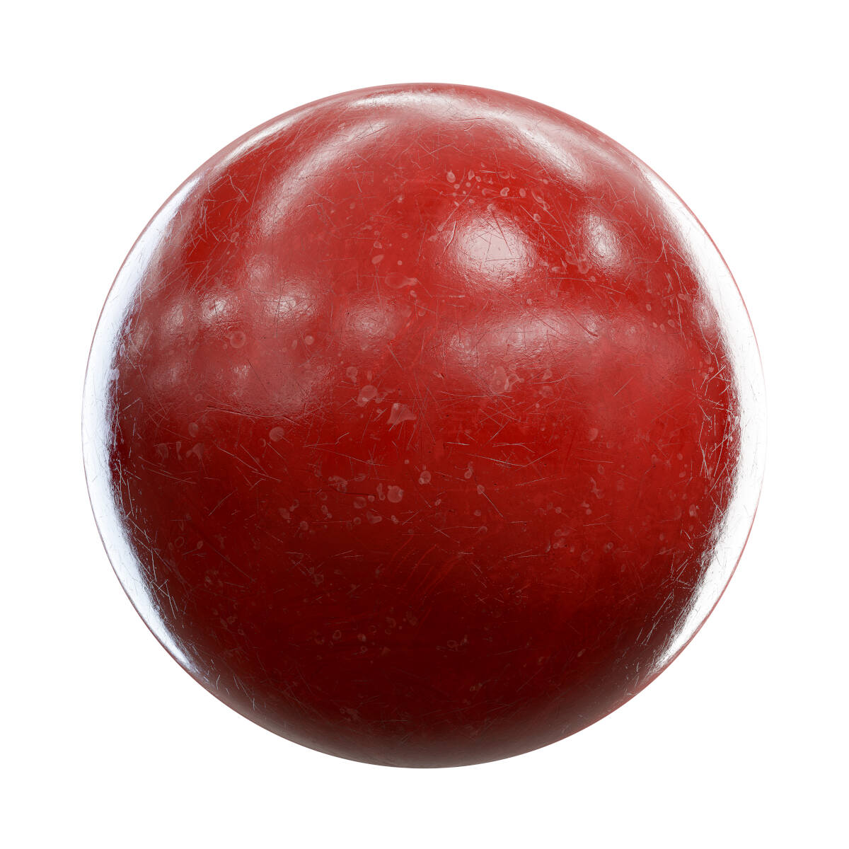 Red Old Plastic PBR Texture