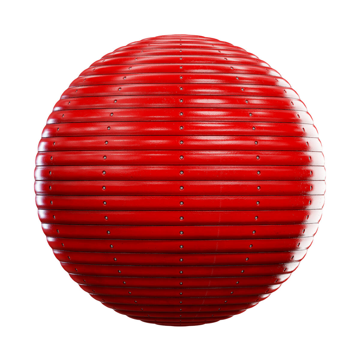 Red Plastic Panels PBR Texture