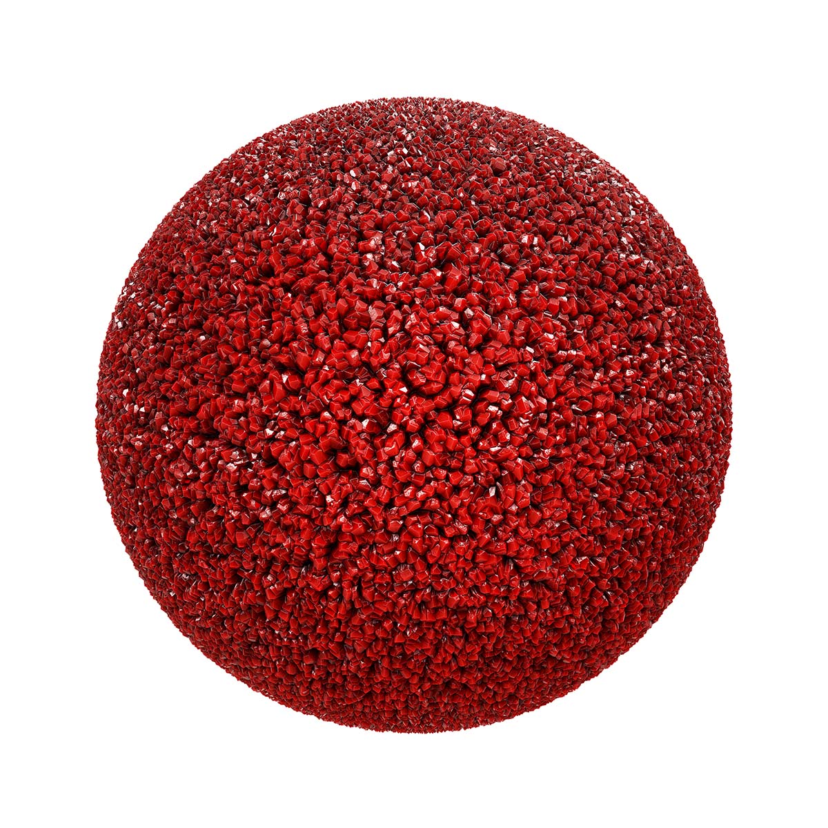 Red Small Crystals PBR Texture