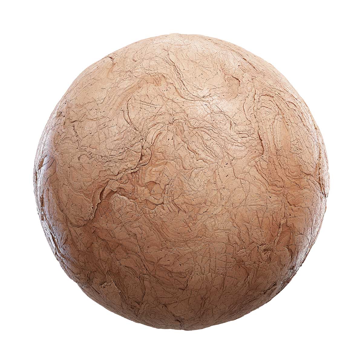 Rough Beige Clay PBR Texture